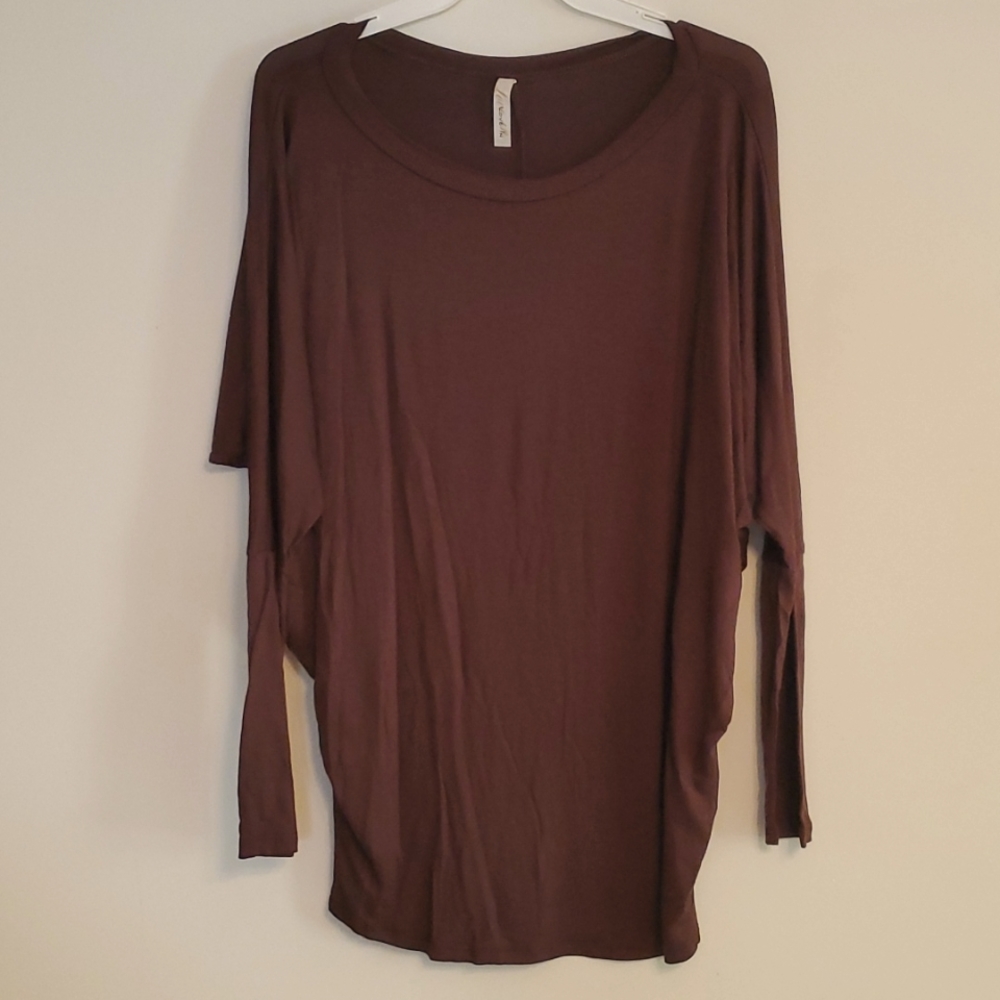 Love In Women's Chocolate Brown Top